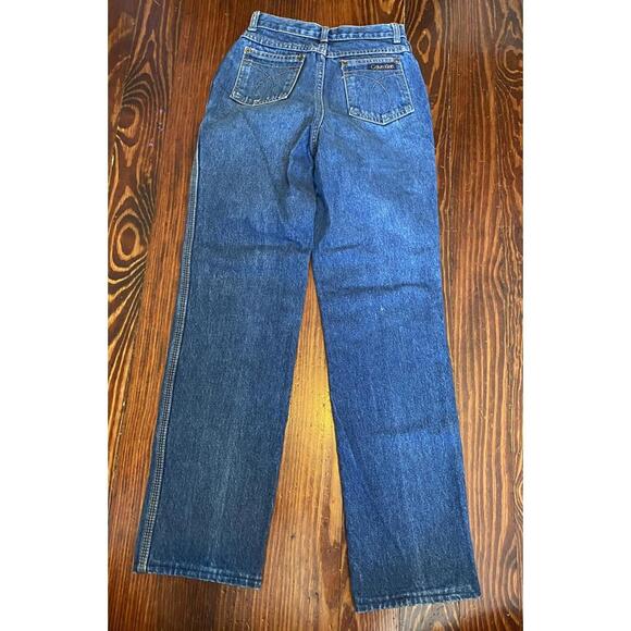 Vintage 80’s Calvin Klein Jeans Size 3 Mid Rise Straight - Picture 5 of 9